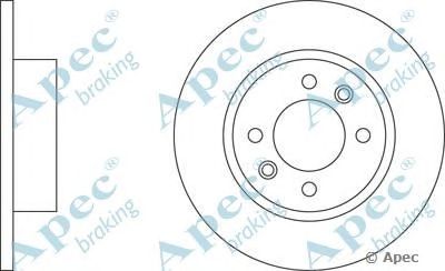 APEC BRAKING dsk699 -  Тормозной диск